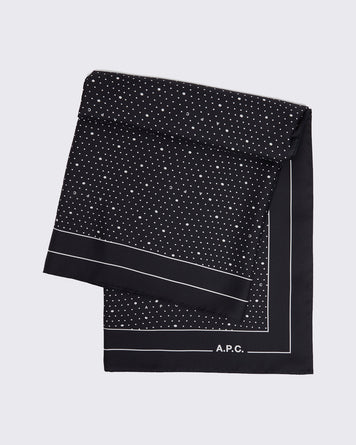 A.P.C. Scarf Pois Dark Navy Accessories