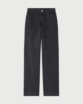 A.P.C. Jean Seaside Washed Black Denim Women