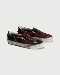 LX Slip On 98 Harris Tweed - Red/Blue