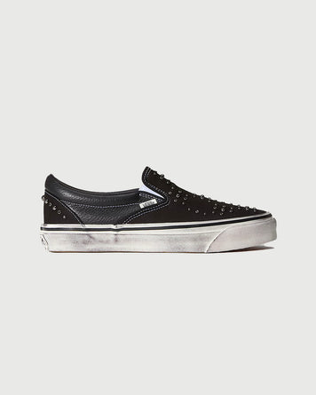 Vans Premium Slip-on LX 98 Pearlized Black Shoes Sneakers Men