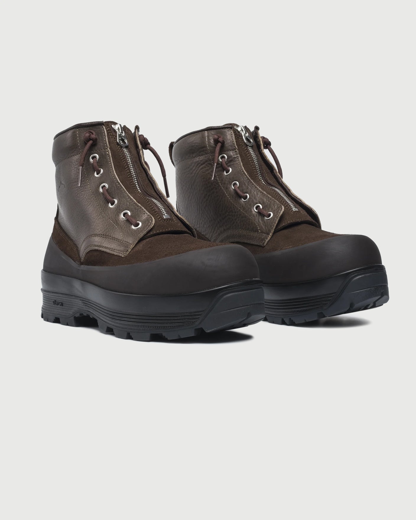 Diemme Spezzamonte Brown Bison Suede Shoes Leather Men