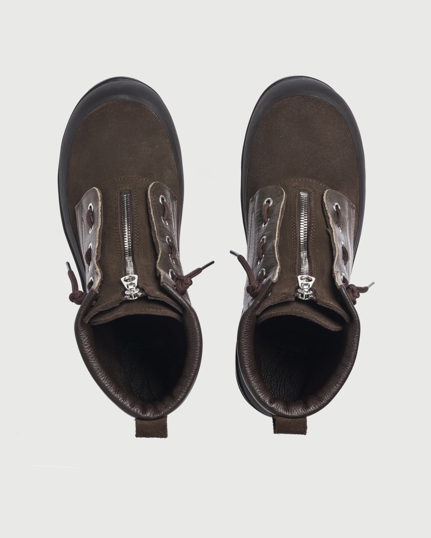 Diemme Spezzamonte Brown Bison Suede Shoes Leather Men