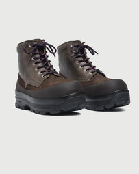 Diemme Spezzamonte Brown Bison Suede Shoes Leather Men