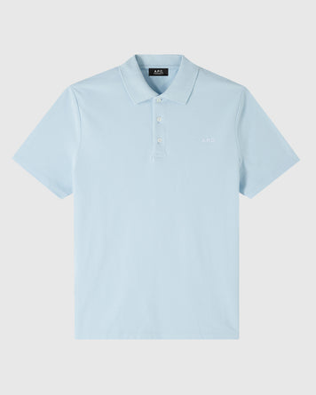 A.P.C. Polo Standard Light Blue T-shirt S/S Men