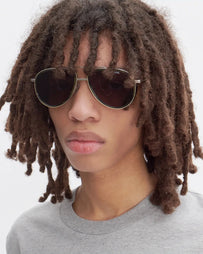 A.P.C. Sunglasses Sterling Kaki ACCESSORIES