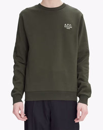 A.P.C. Sweat Standard Rue Madame Military Kaki/Ecru Sweater Men