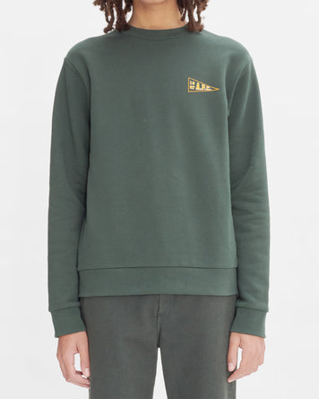 A.P.C. Sweat Standard College Dark Green Sweater Men