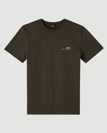 A.P.C. T-Shirt Item H Kaki T-shirt S/S Men