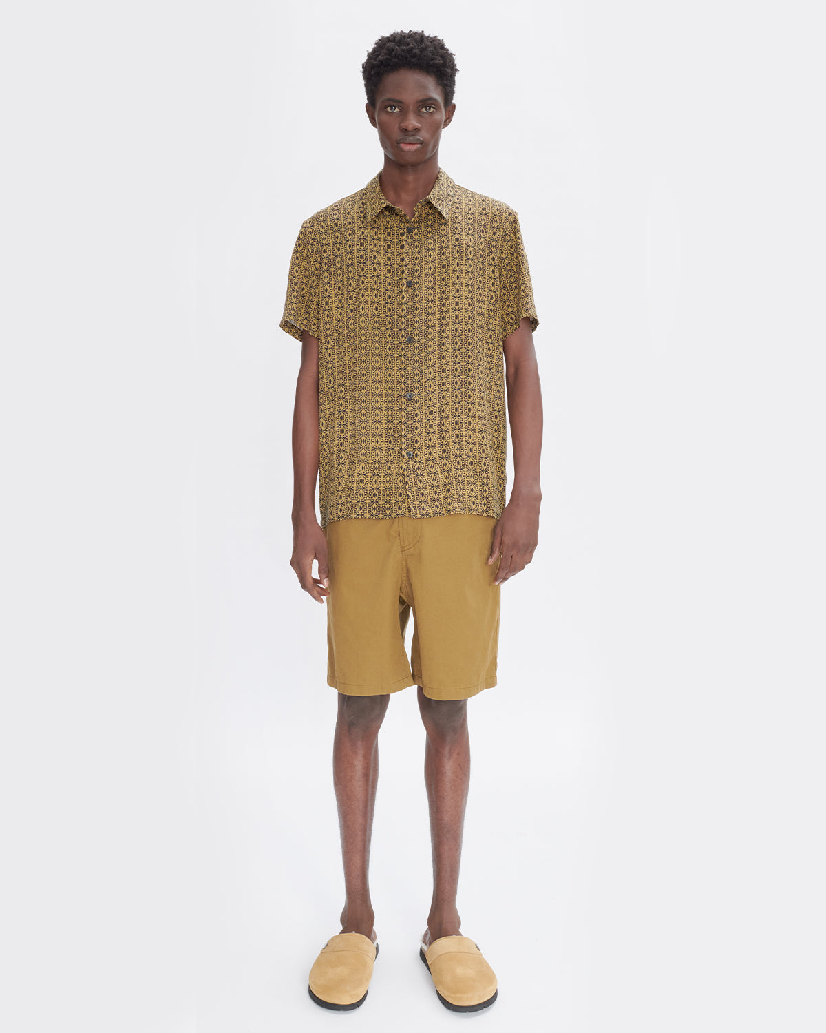 A.P.C. Short Norris Tobacco Shorts men