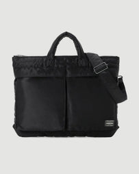 Porter Yoshida Tanker 2Way Helmet Bag (M) Black Bags Unisex