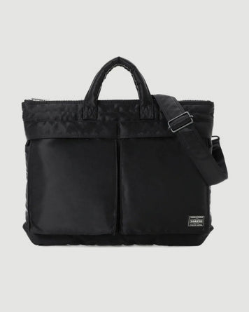 Porter Yoshida Tanker 2Way Helmet Bag (M) Black Bags Unisex