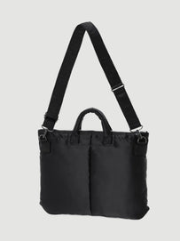 Porter Yoshida Tanker 2Way Helmet Bag (M) Black Bags Unisex