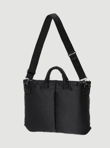Porter Yoshida Tanker 2Way Helmet Bag (M) Black Bags Unisex