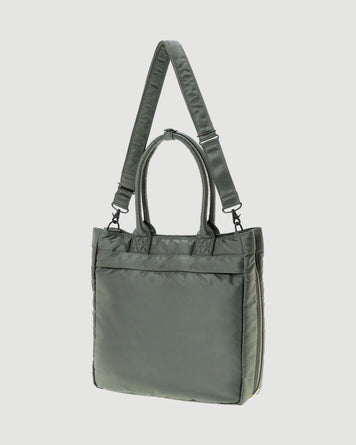 Porter Yoshida Tanker 2Way Tote Bag Sage Green Bags Unisex