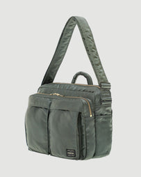 Porter Yoshida Tanker CS Shoulder Bag Sage Green Bags Unisex