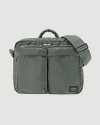 Porter Yoshida Tanker CS Shoulder Bag Sage Green Bags Unisex