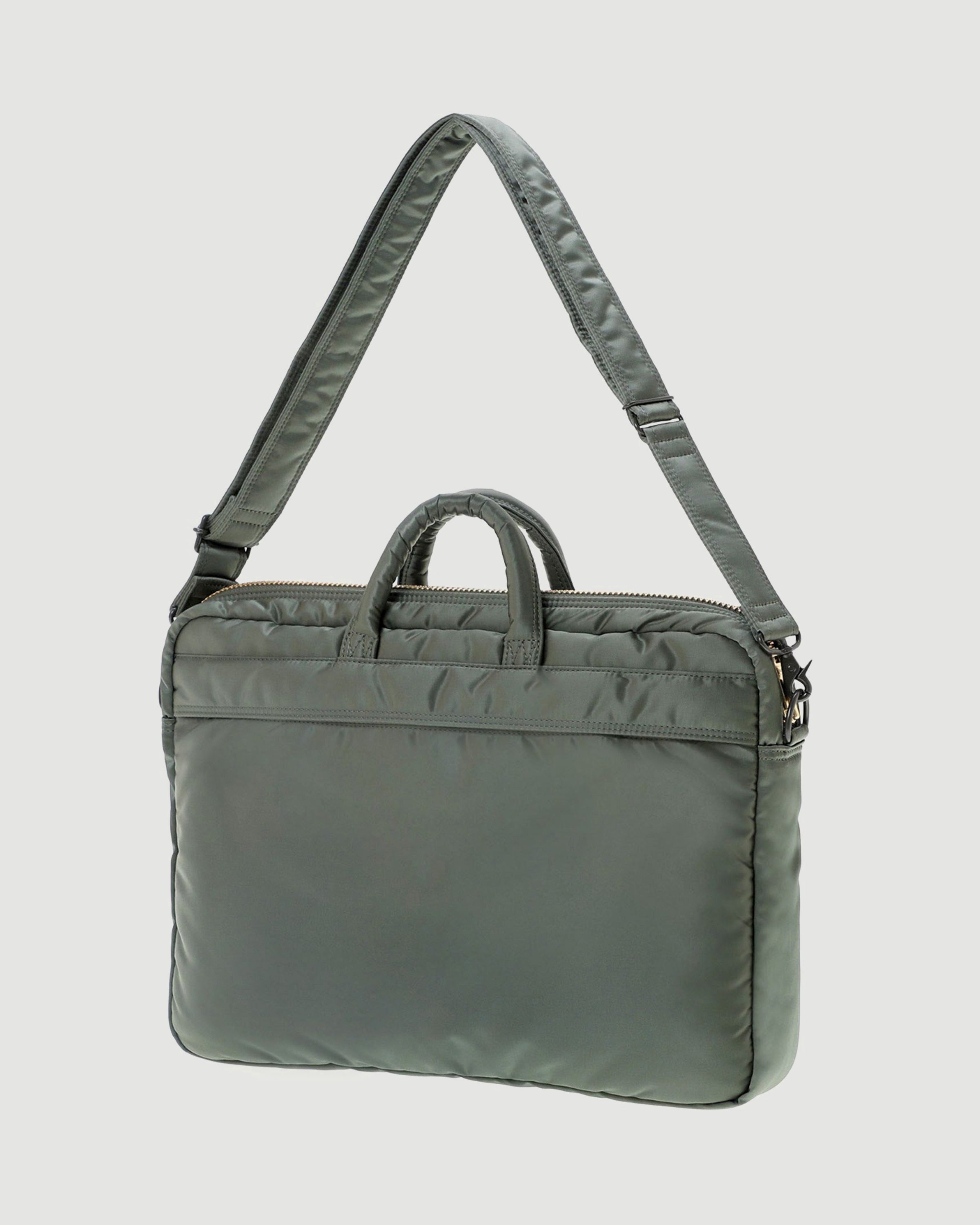 Porter Yoshida Tanker 2Way Briefcase Sage Green Bags Unisex