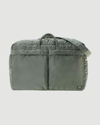 Porter Yoshida Tanker 2Way Duffle Bag (L) Sage Green Bags Unisex