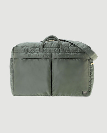 Porter Yoshida Tanker 2Way Duffle Bag (L) Sage Green Bags Unisex