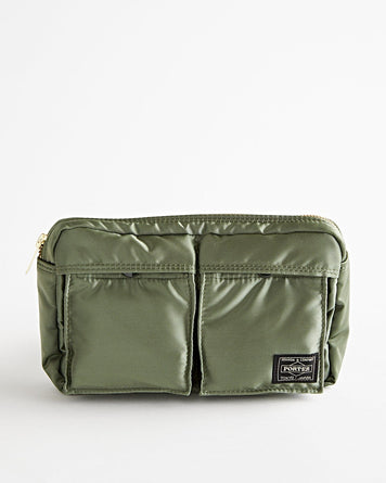Porter Yoshida Tanker Waist Bag Sage Green Bags Unisex