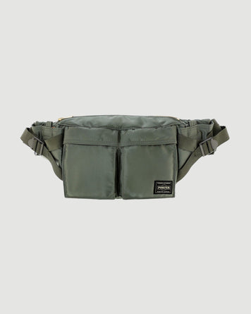 Porter Yoshida Tanker Waist Bag Sage Green Small Bags Unisex