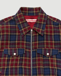 Stockholm Surfboard Club Terrence Shirt Red Check Shirt L/S Men