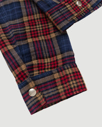 Stockholm Surfboard Club Terrence Shirt Red Check Shirt L/S Men