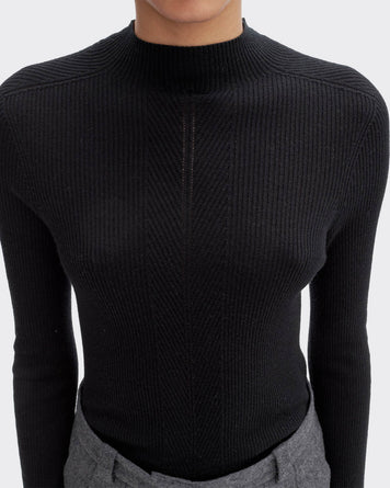 A.P.C. Top Assia Black T-Shirt L/S Women