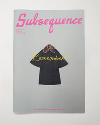 Visvim Subsequence Magazine Vol. 7 Home accessories