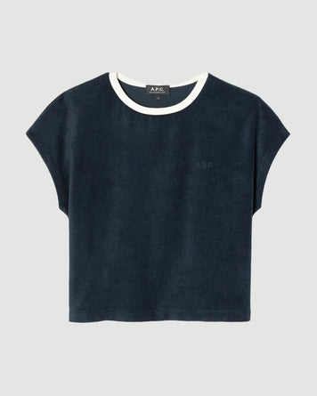 A.P.C. Top Kelly Dark Navy Shirt S/S Women