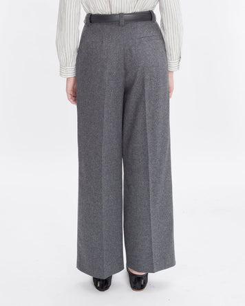 A.P.C. Pantalon Tressie Heathered Anthracite Pants Women