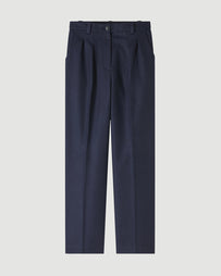 A.P.C. Pantalon Tressie Heathered Marine Pants Women