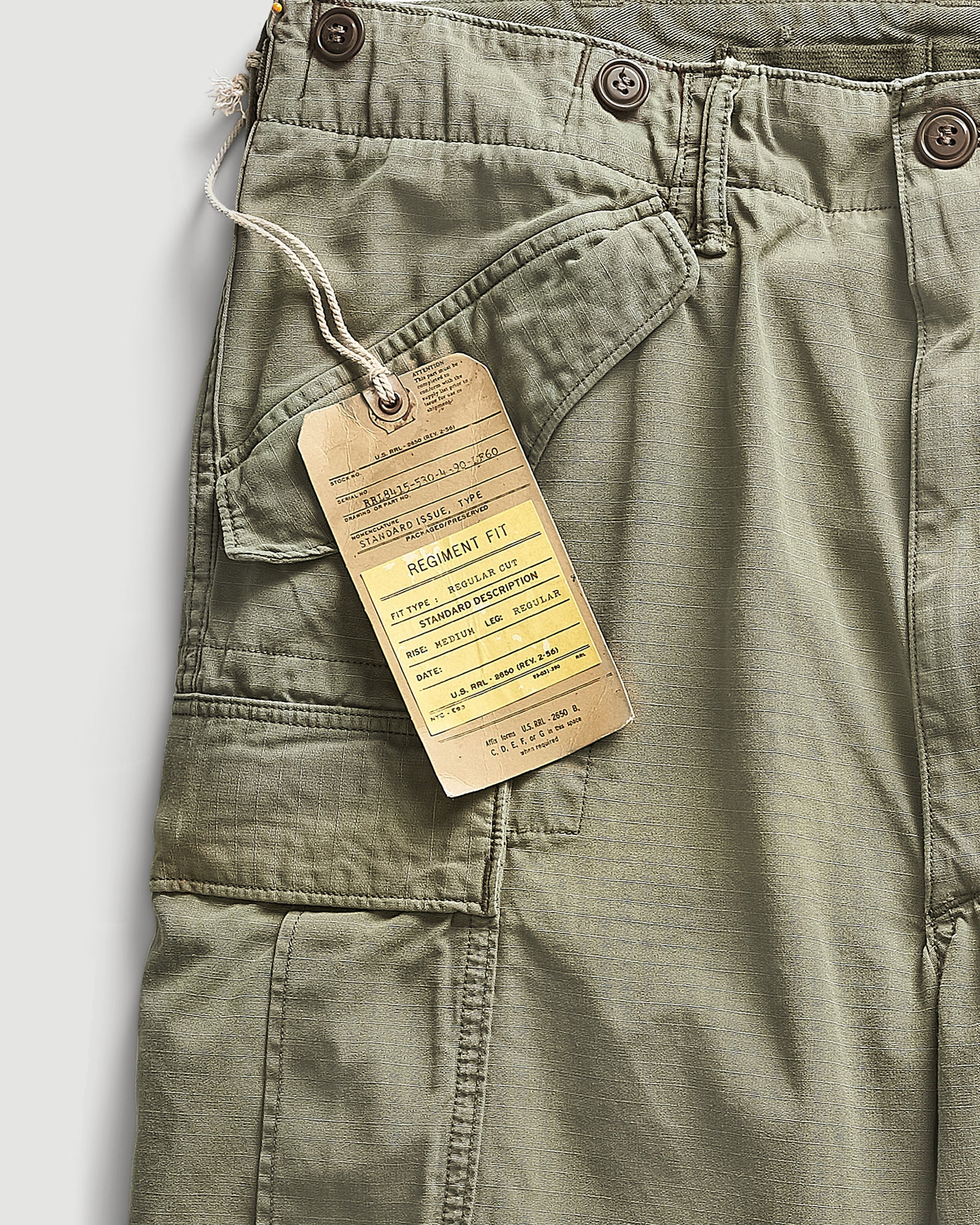 RRL Regular Cargo Short Shelter Green Shorts Men