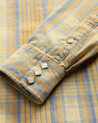 RRL Sawtooth Long Sleeve Sport Shirt Yellow Shirt L/S Men