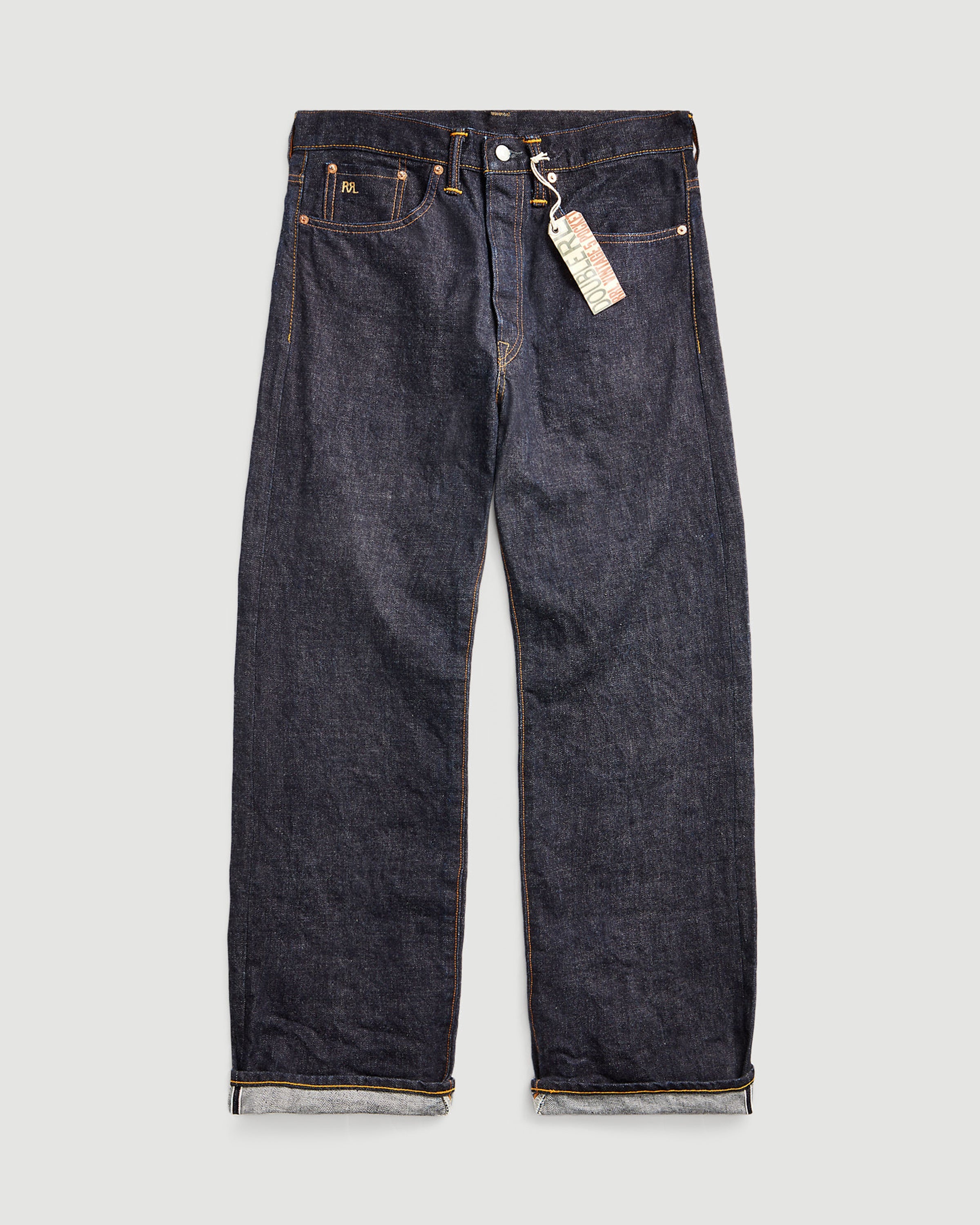 RRL Vintage Fit 5-Pocket East-West Rinse Denim Men