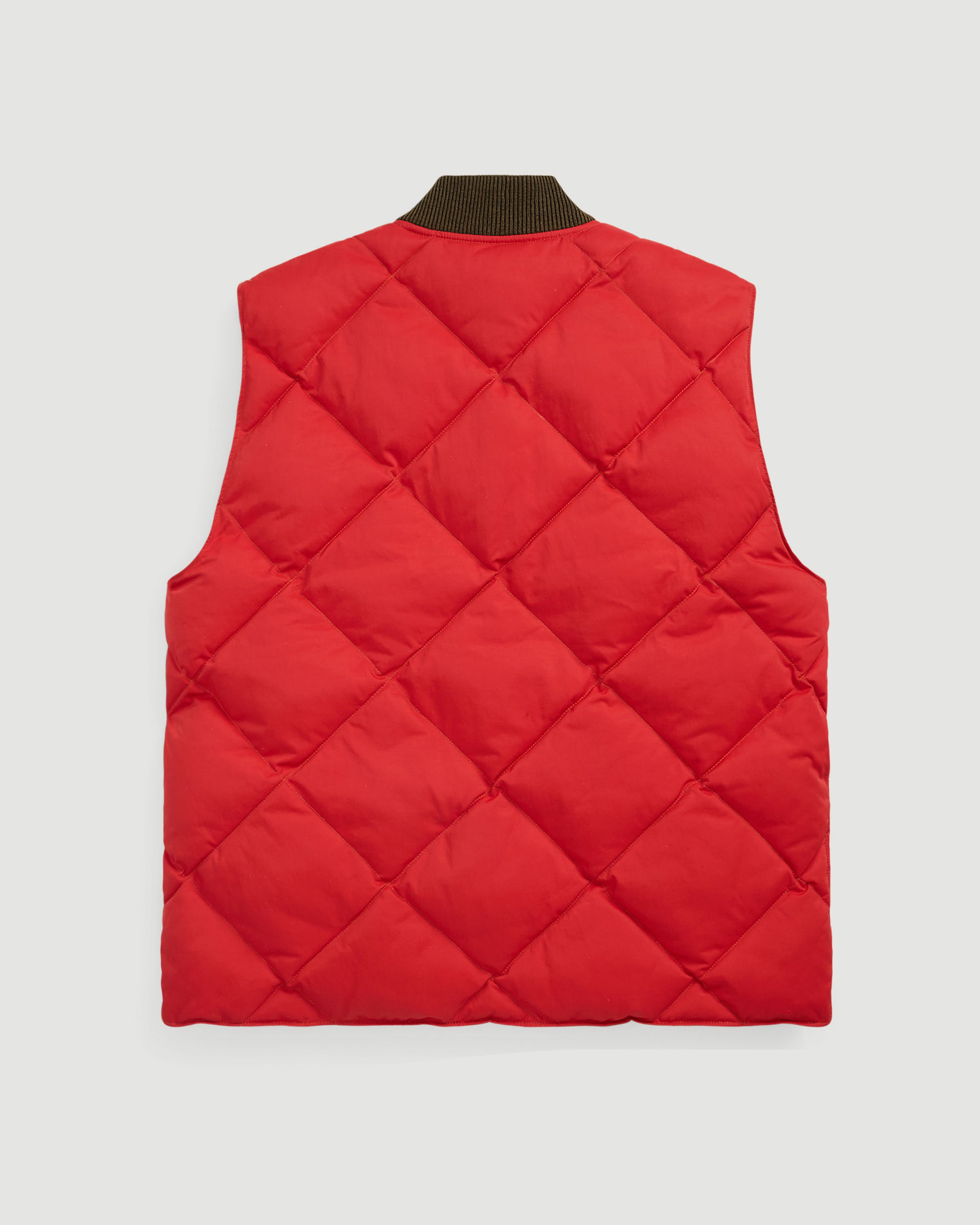 RRL William Vest Lined Vest Vintage Orange JKT Short Men