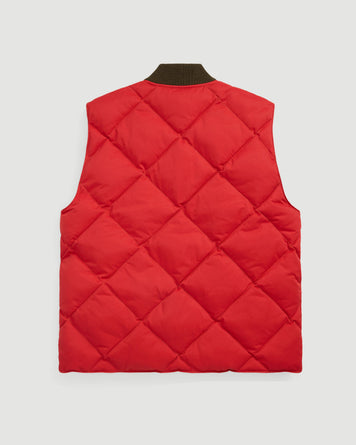 RRL William Vest Lined Vest Vintage Orange JKT Short Men
