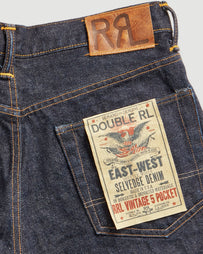 RRL Vintage Fit 5-Pocket East-West Rinse Denim Men