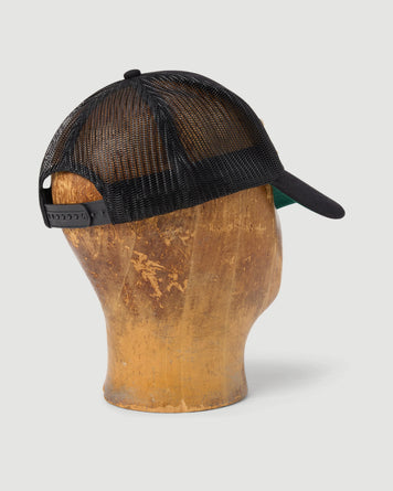RRL Mesh Trucker Cap Hat Black Apparel & Accessories