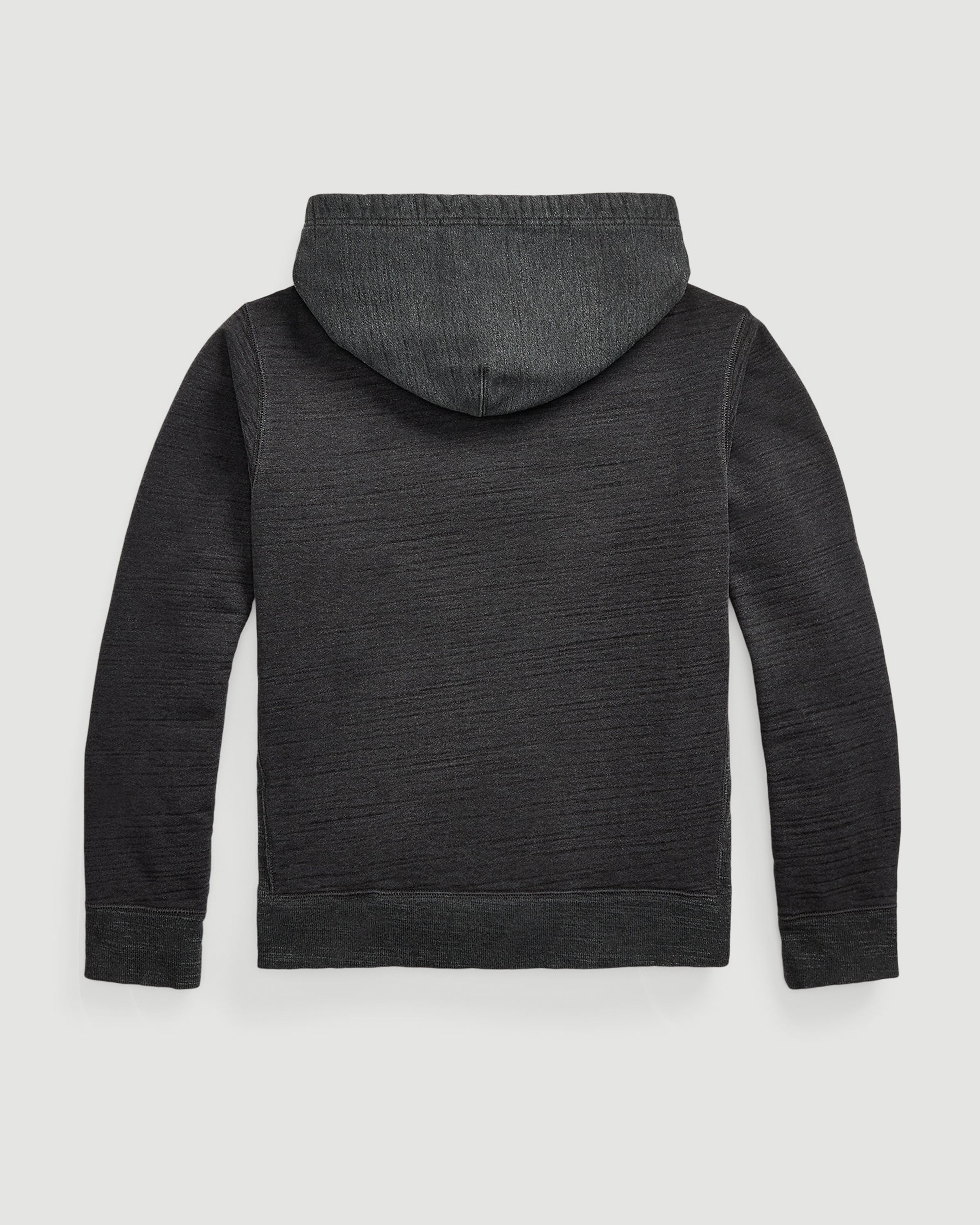 RRL Two Tone Hood Long Sleeve Sweatshirt Charcoal Heather Sweater Men