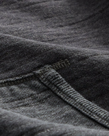RRL Two Tone Hood Long Sleeve Sweatshirt Charcoal Heather Sweater Men