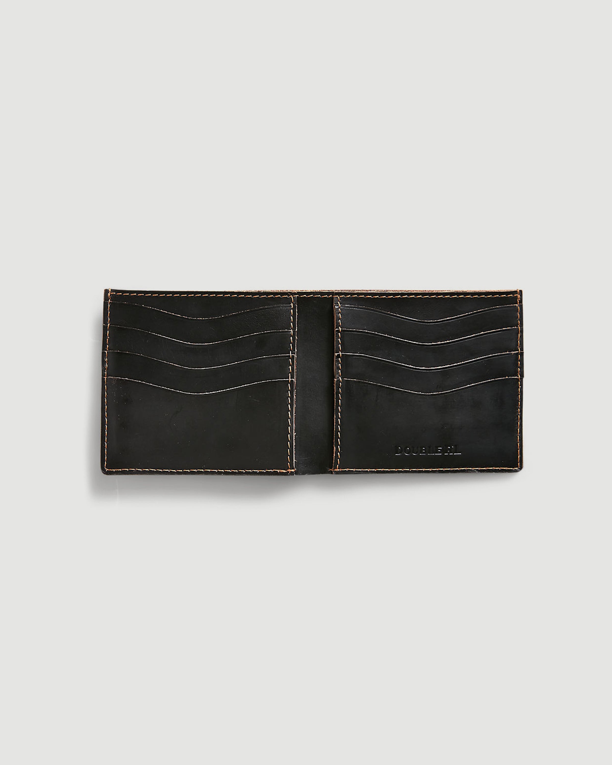 RRL Leather Wallet Black Leather Goods