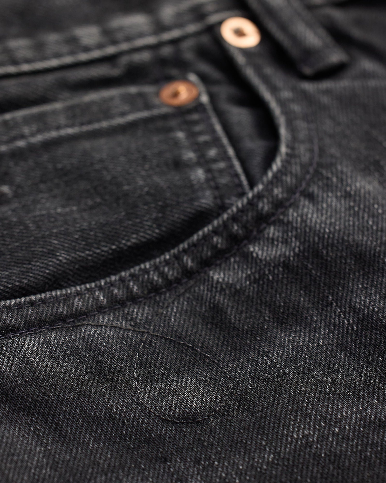 RRL Slim Boot Jean Distressed Black Denim Men