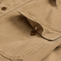 RRL Grayson Long Sleeve Sport Shirt Faded Tan Shirt L/S Men
