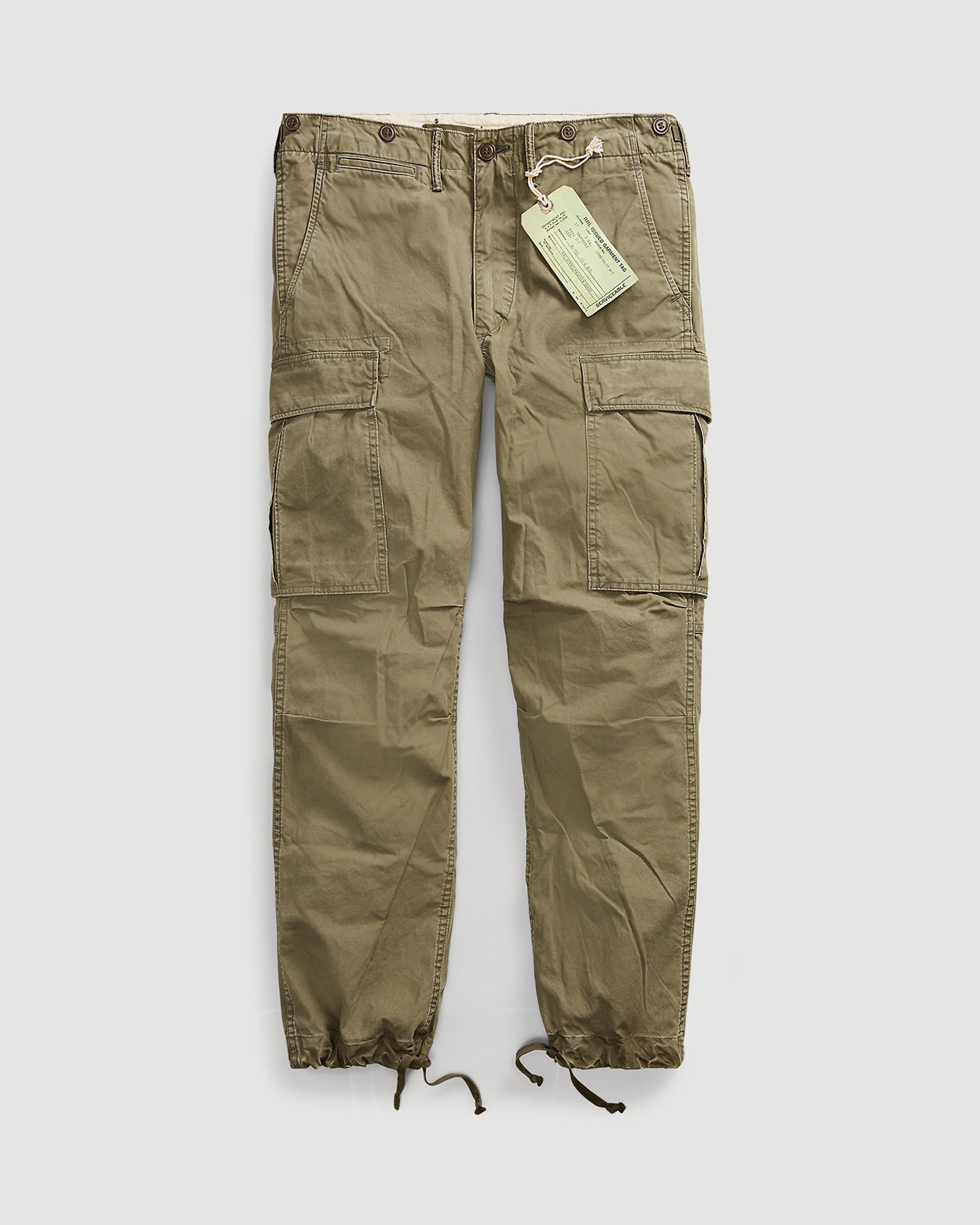 RRL Surplus Cargo Pant Dark Olive Pants Men