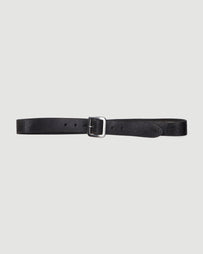 RRL New Burling Belt Tumbled Leather Vintage Black Belts Men