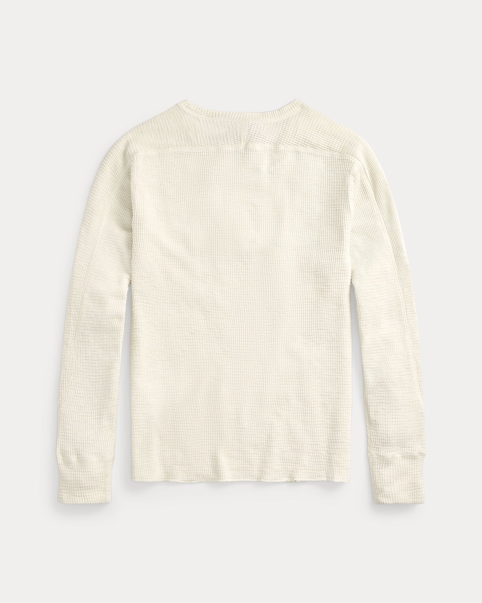 RRL Waffle Knit Crewneck White Knitwear Men