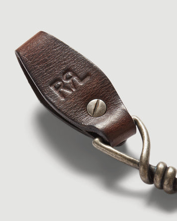 RRL Concha Keyfob (Small) Dark Brown Apparel & Accessories