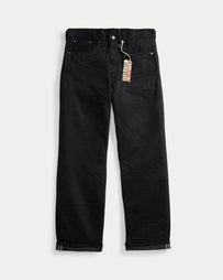 RRL Vintage Fit 5-Pocket Black on Black Denim Men