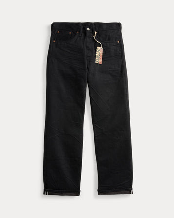 RRL Vintage Fit 5-Pocket Black on Black Denim Men